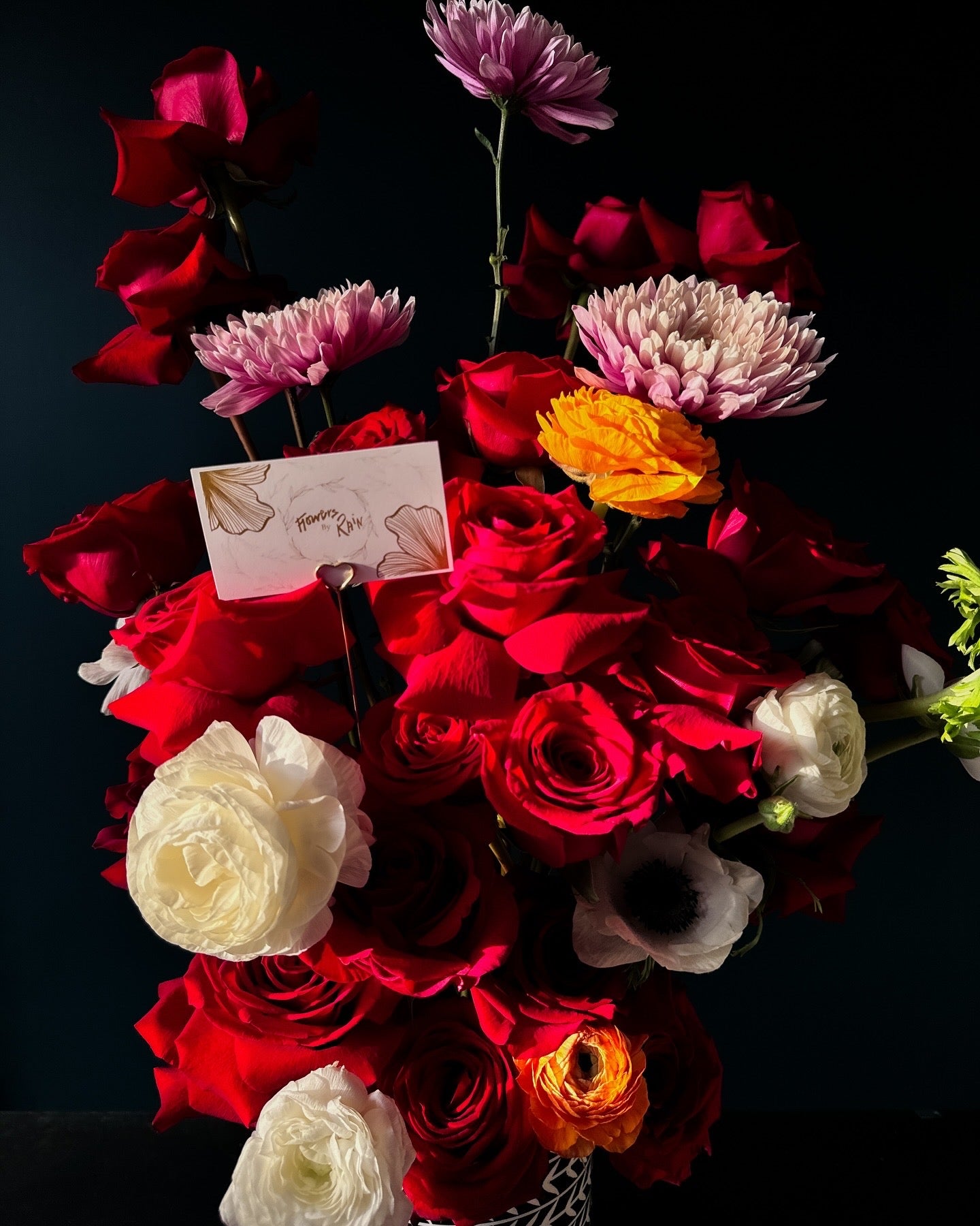 Bespoke Red Rose Arrangement