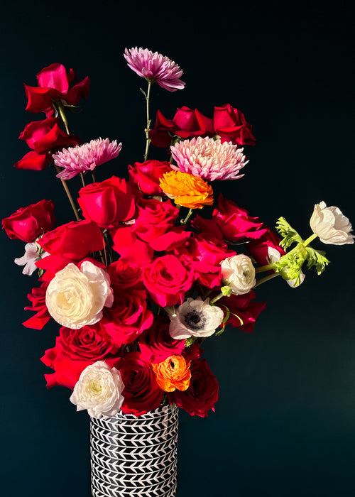 Bespoke Red Rose Arrangement