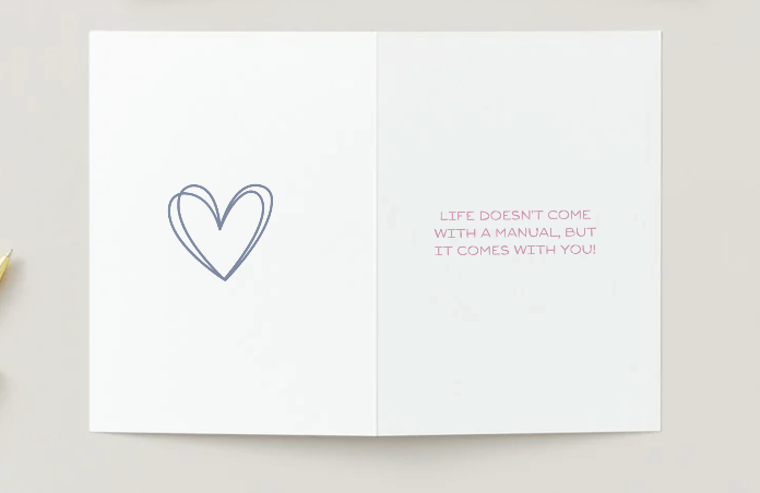 Mother's Day Collection: Painted Pink Card