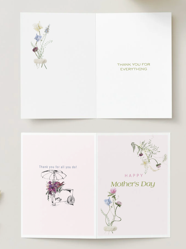 Mother's Day Collection: Floral Printed Card